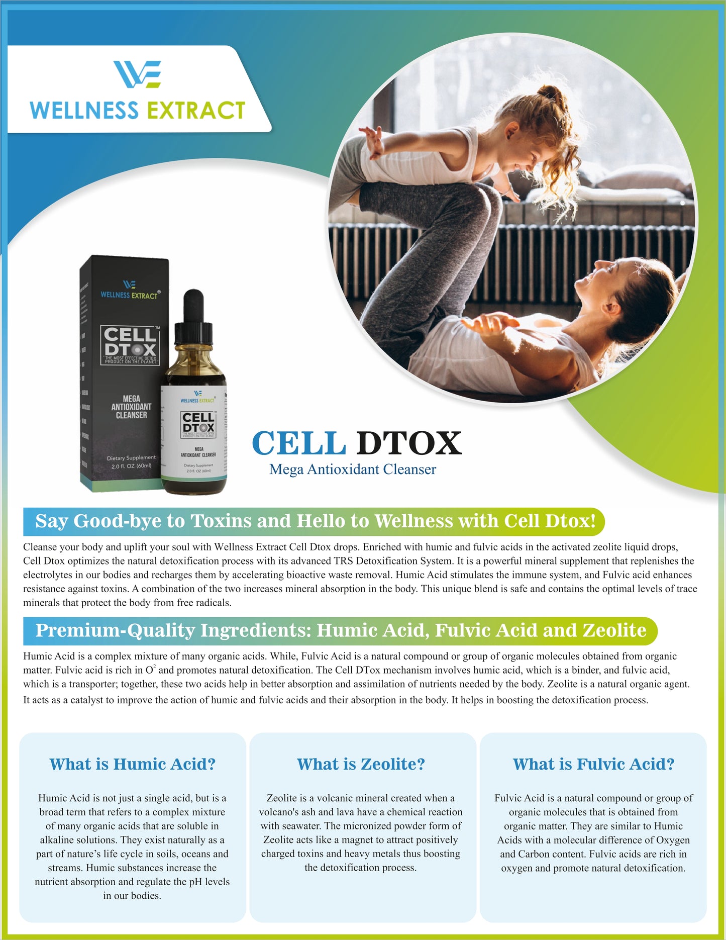 Brochure Cell DTox | Humic & Fulvic Acid with Zeolite for Natural Detoxification