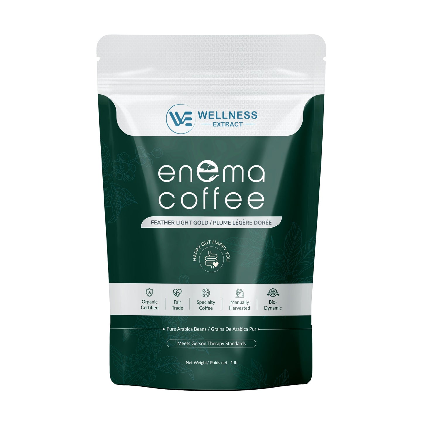 Enema coffee Feather light gold Arabica Beans